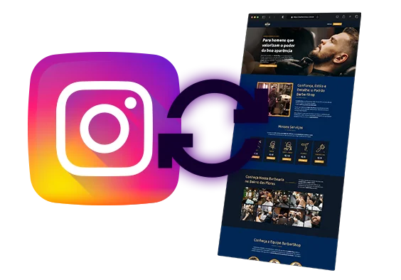 Instagram integrado no site