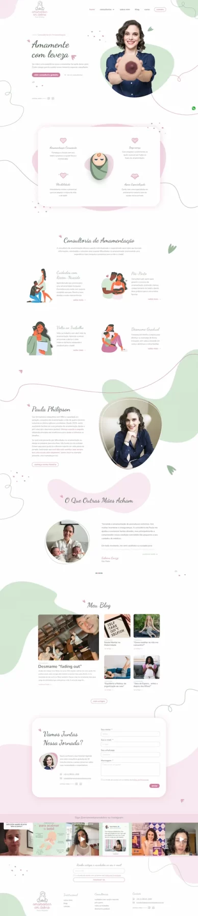 Desenvolvimento de site profissional e blog