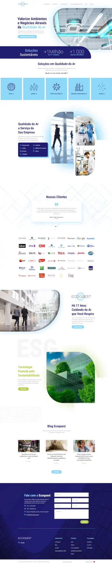 Desenvolvimento de site e blog profissional